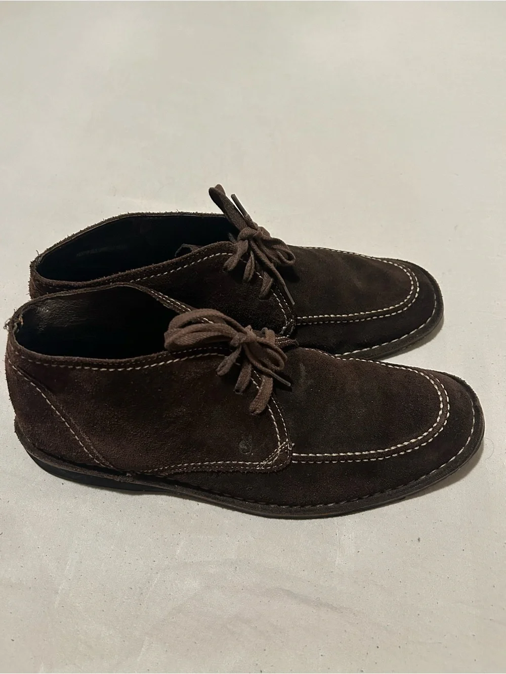 John Varvatos suede upper